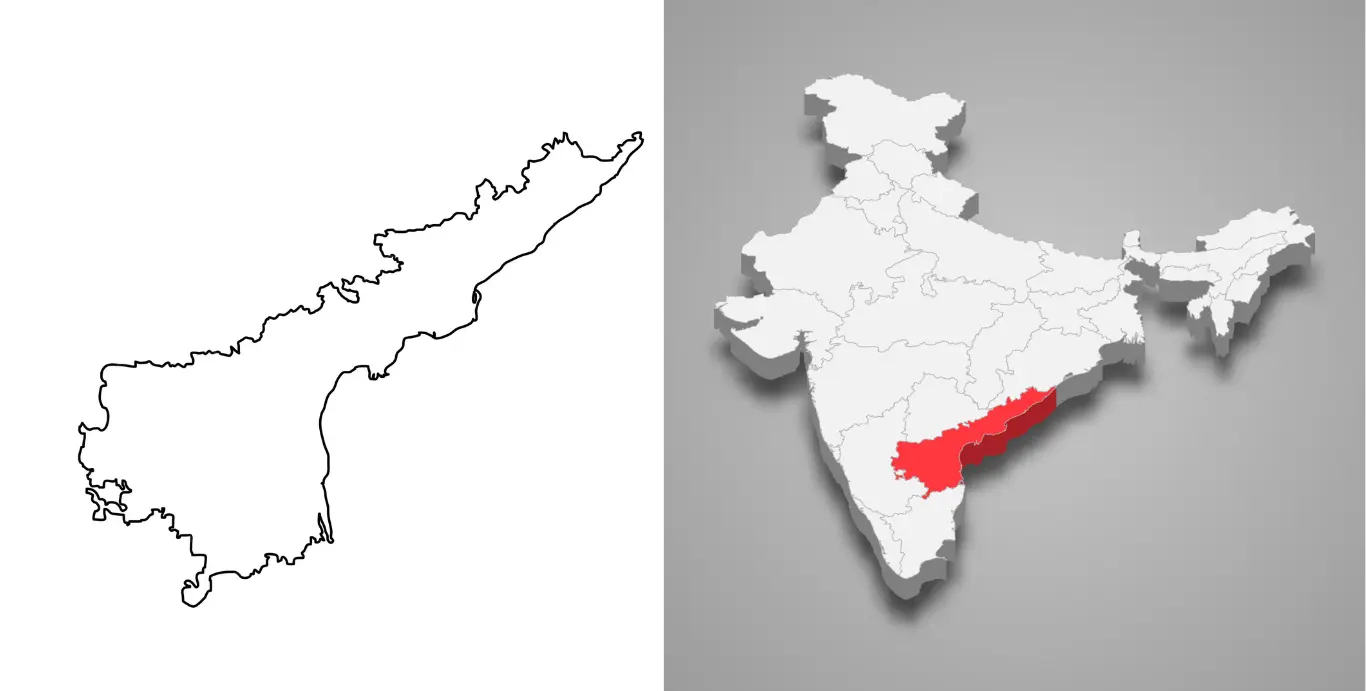Andhra Pradesh (AP): Districts Name Lists, Map, and RTO Codes